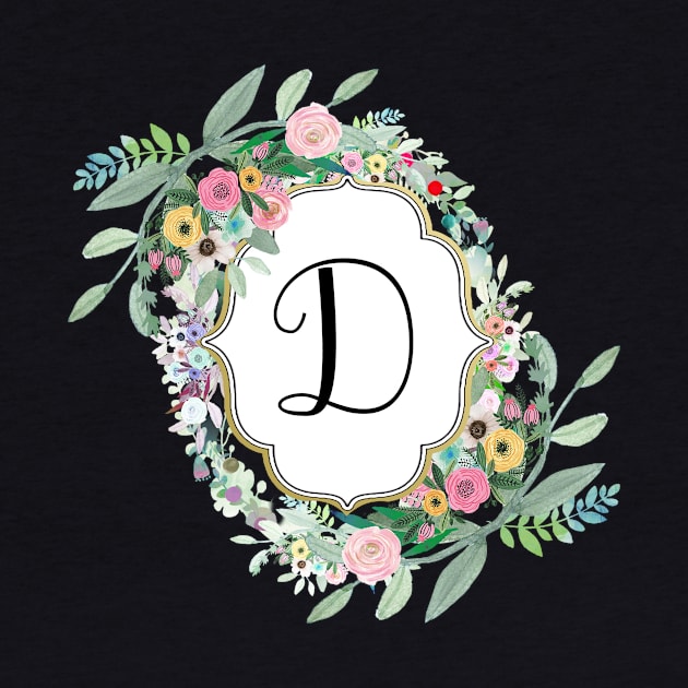 Letter Monogram D by GreenNest